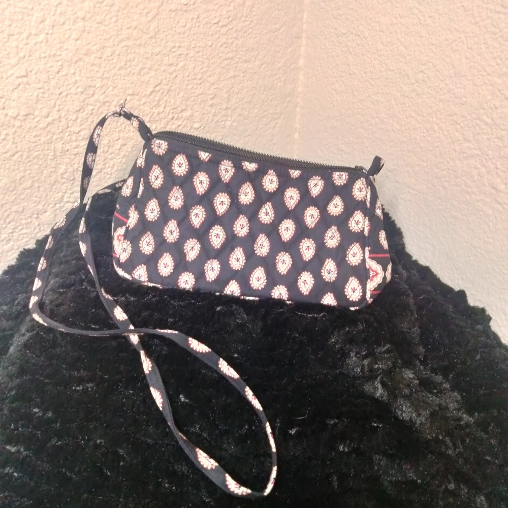 Vera Bradley Black and White Patterned Crossbody Bag